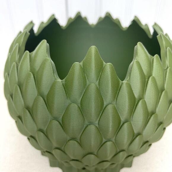 The Dragonscale Planter Pot 02, Indoor Flower Pot, Tabletop Planter - Picture 4 of 10